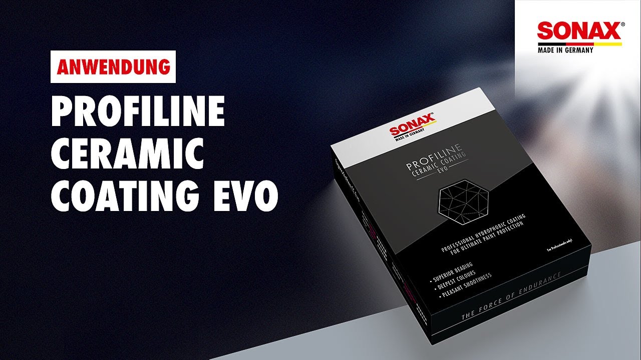 Anwendung SONAX PROFILINE Ceramic Coating CC Evo